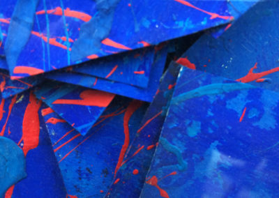 Post-it Art | Box of blues (detail) - 2002 || Acrylics on post-it notes, boxed