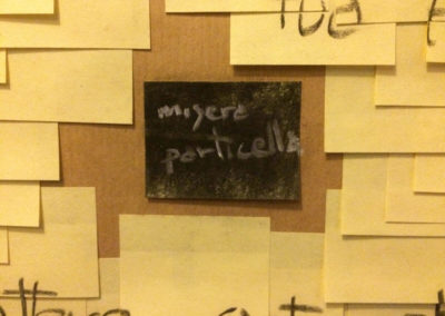 Post-it Art | Misera particella (detail) - 1998